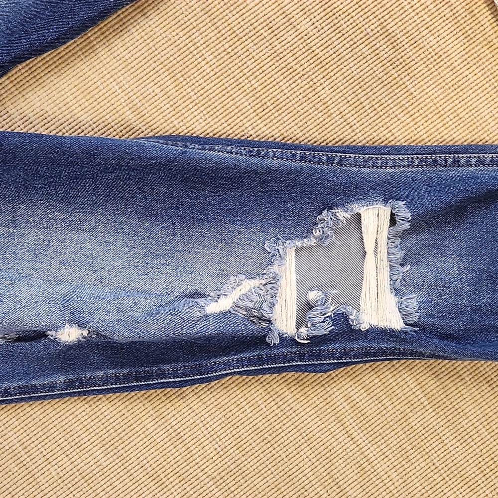 Hollister Curvy High-Rise Mom Jean Distressed Vintage Stretch W26 L27 3R - Picture 8 of 11